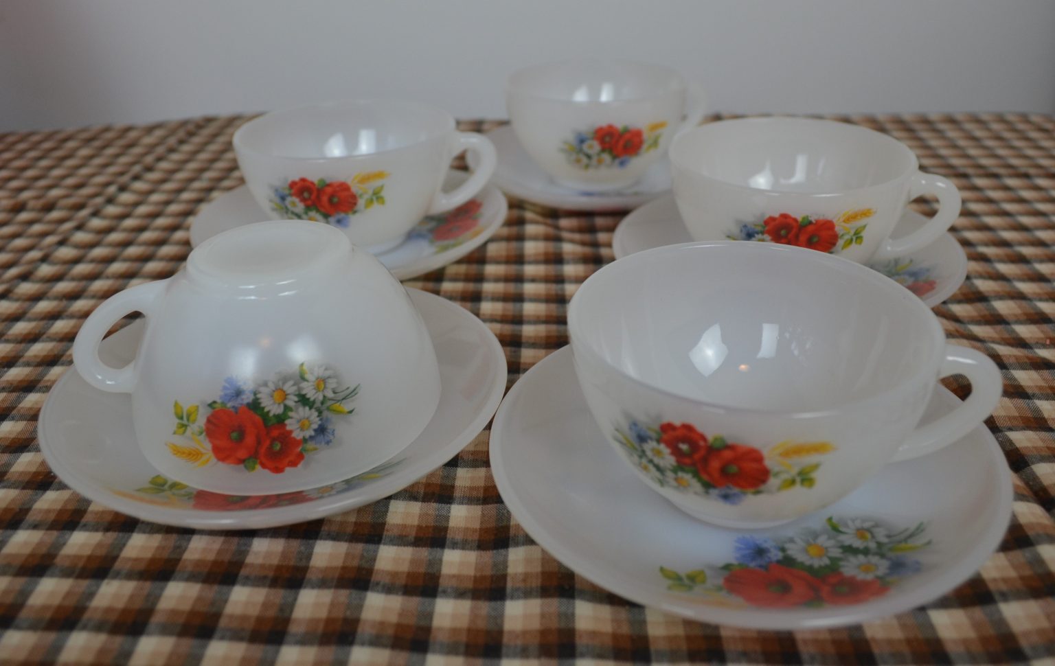 Service à thé vintage Arcopal Anais - Cafetière