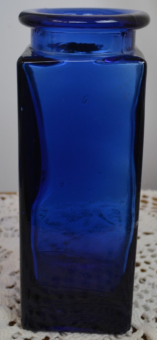 Pot en verre bleu de La maison de Carine_1