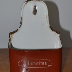 Support boite allumettes émaillé de La maison de Carine
