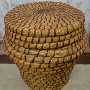 Panier paille style Bourgne de La maison de Carine