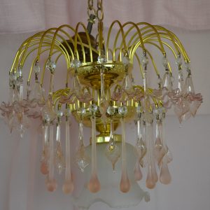 Lustre à pampilles de La maison de Carine