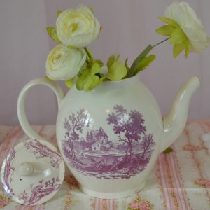 Théière Shabby de La maison de Carine