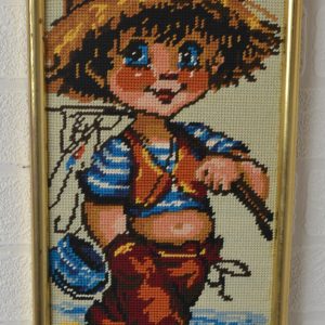 Cadre canevas Poulbot de La maison de Carine