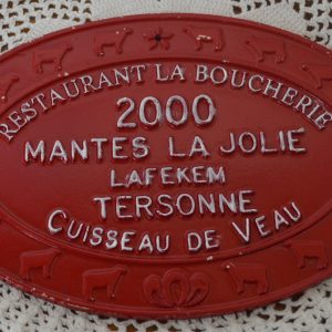 Plaque de concours agricole de La maison de Carine