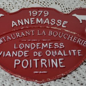 Plaque de concours agricole de La maison de Carine