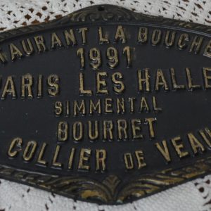 Plaque de concours agricole de La maison de Carine