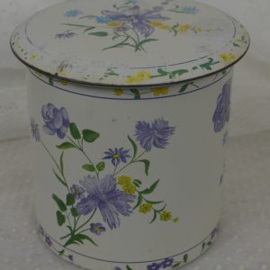 Boite en métal fleuri de La maison de Carine