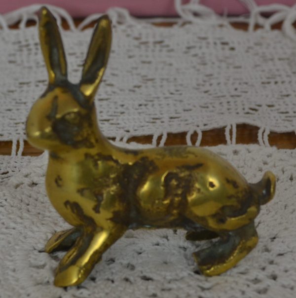 Figurine lapin en laiton de La maison de Carine_1