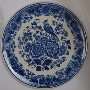 Assiette décorative bleue de La maison de Carine
