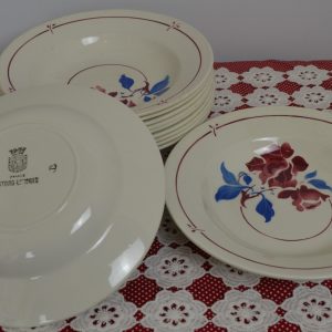Assiettes creuses Gien de La maison de Carine