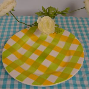 Assiette Sarreguemines écossaise de La maison de Carine