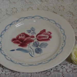 Assiette Digoin Sarreguemines de La maison de Carine