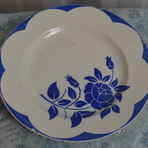 Plat rond Digoin Sarreguemines de La maison de Carine