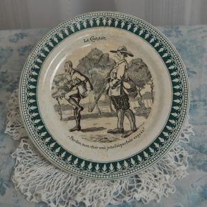 Assiette parlante St Amand de La maison de Carine