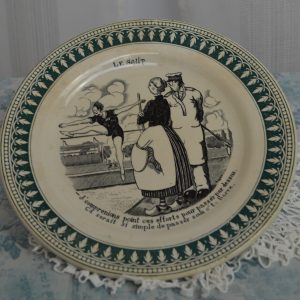 Assiette parlante St Amand de La maison de Carine