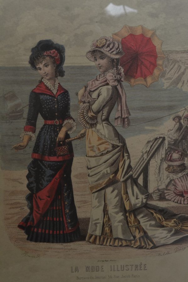 Illustration "La mode illustrée" 1880 de La maison de Carine_1