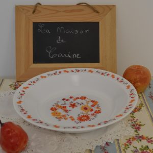 Plat creux Arcopal de La maison de Carine