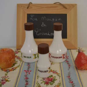 Set condiments vintage Mobil de La maison de Carine