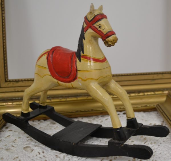 Figurine cheval bois vintage de La maison de Carine_5