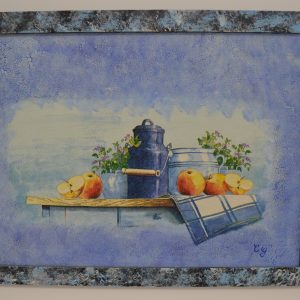 Tableau nature morte campagne de La maison de Carine