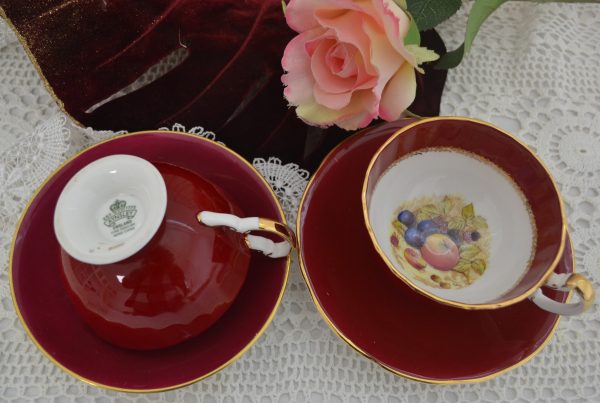 Tasses à thé porcelaine anglaise Aynsley de La maison de Carine_3