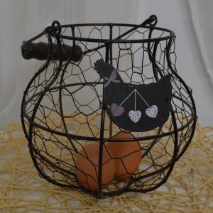 Panier à œufs métal de La maison de Carine