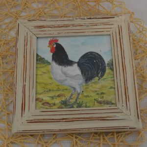 tableau coq de La maison de Carine