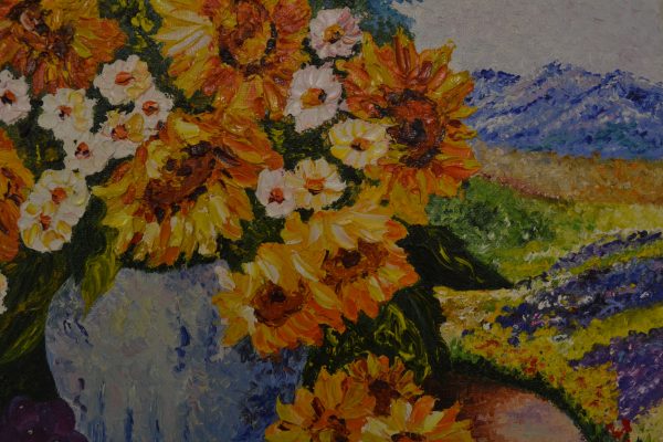 Tableau peinture sur toile bouquet de fleurs de La maison de Carine_2