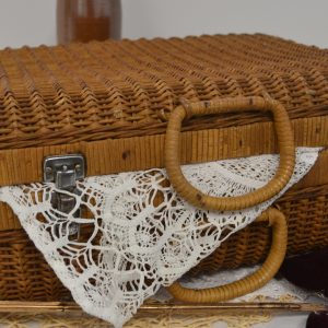 Valise en rotin de La maison de Carine