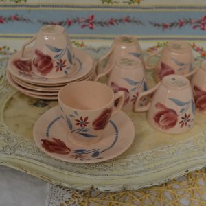 Tasses à café Digoin Sarreguemines de La maison de Carine