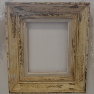 cadre ancien en bois patiné de La maison de Carine