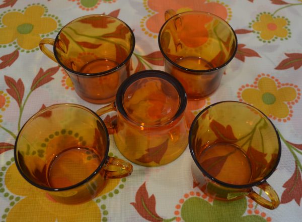 Tasses à café ambrées Duralex vintage de La maison de Carine_1