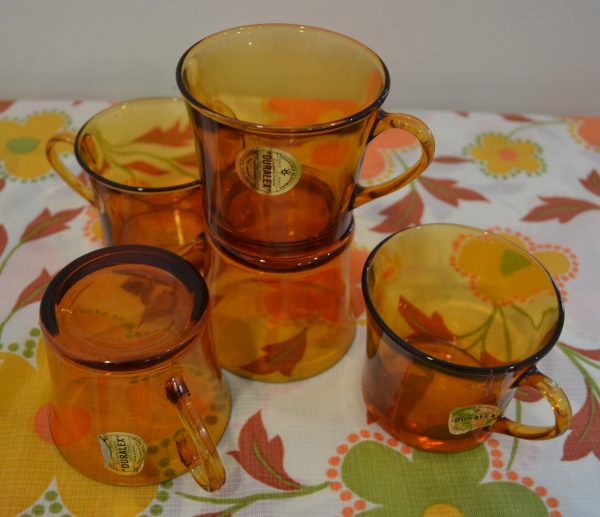 Tasses à café ambrées Duralex vintage de La maison de Carine_2
