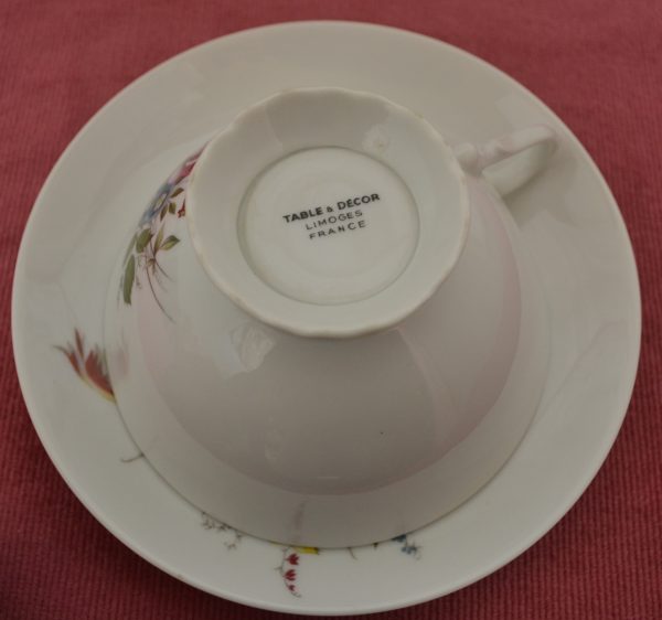 Tasse porcelaine de Limoges de La maison de Carine_6