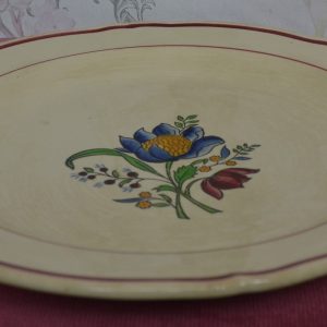 Plat de Service rond plat Gien de La maison de Carine