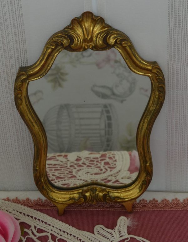 Miroir en bois doré de La maison de Carine_1