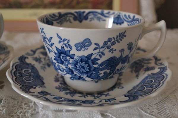 Duo de tasses à café ou thé anglaises de La maison de Carine_2