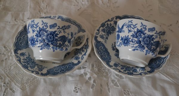 Duo de tasses à café ou thé anglaises de La maison de Carine_5
