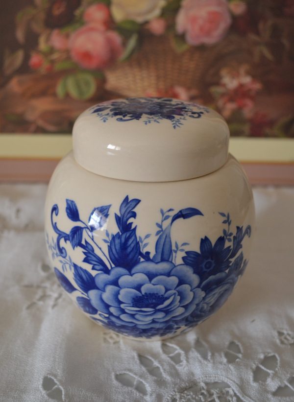 Pot à gingembre porcelaine anglaise de La maison de Carine
