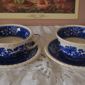 Tasses Villeroy et Boch style anglais de La maison de Carine