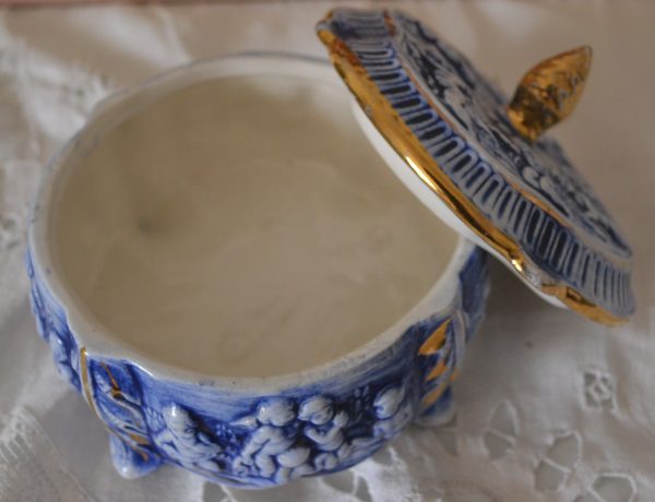 Boite en porcelaine Shabby chérubins de La maison de Carine_2