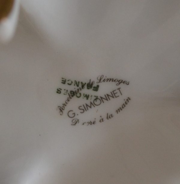 Bonbonnière porcelaine de Limoges peinte à la main de La maison de Carine_4