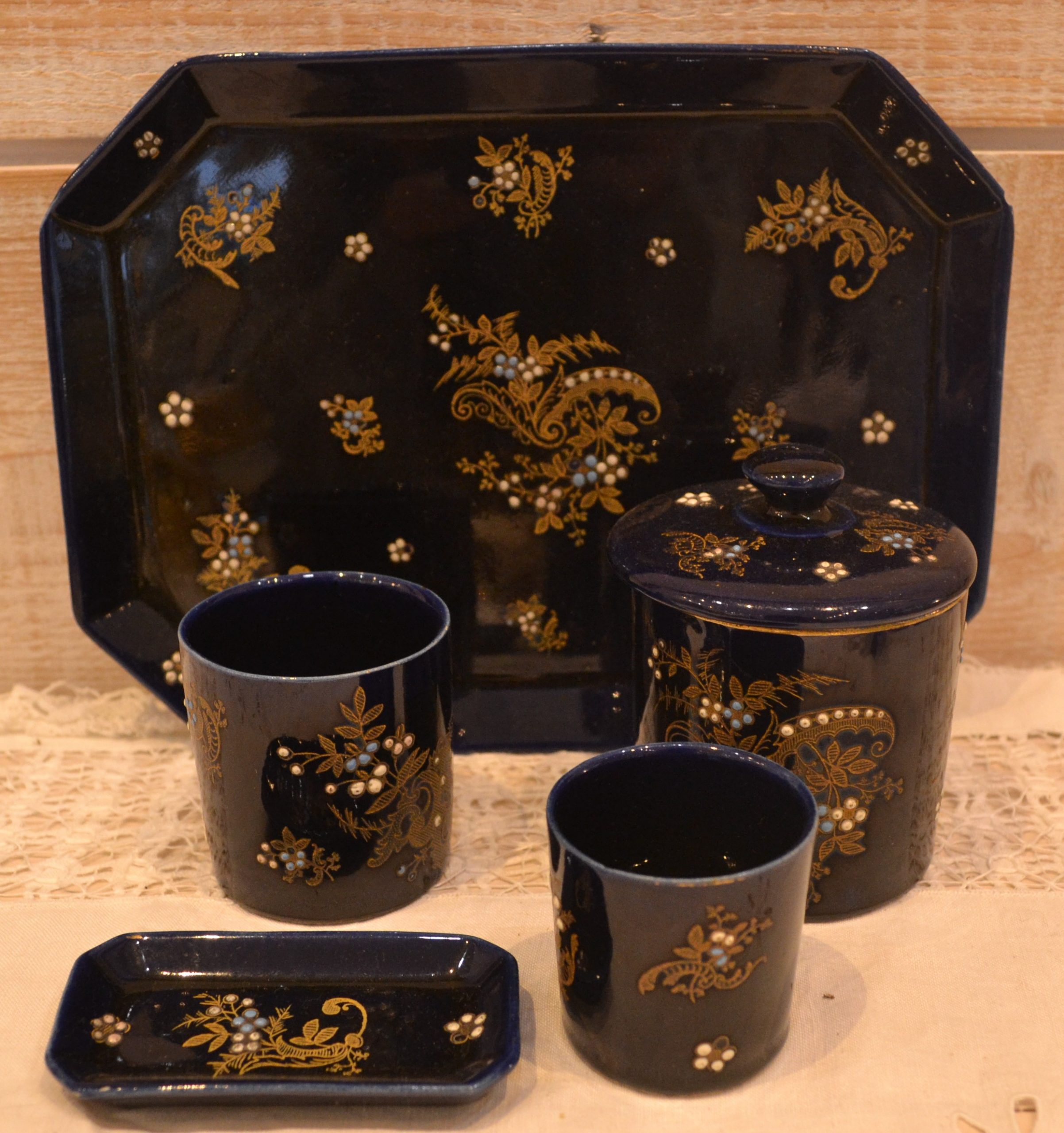 Service à tabac faïence Lunéville de La maison de Carine_2